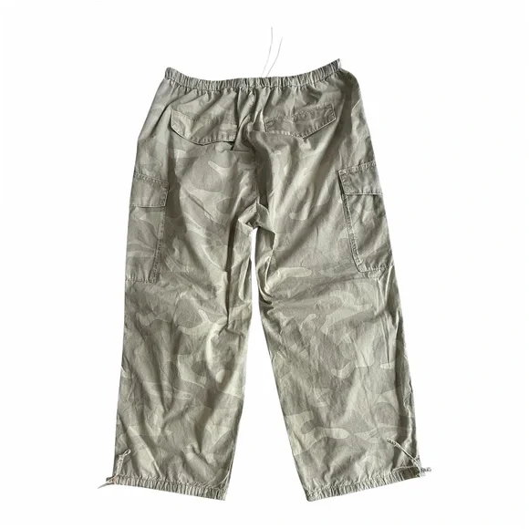 Pilcro Printed Camo Parachute Pants W’s M Cargo Utility Cotton - Anthropologie - Picture 12 of 12